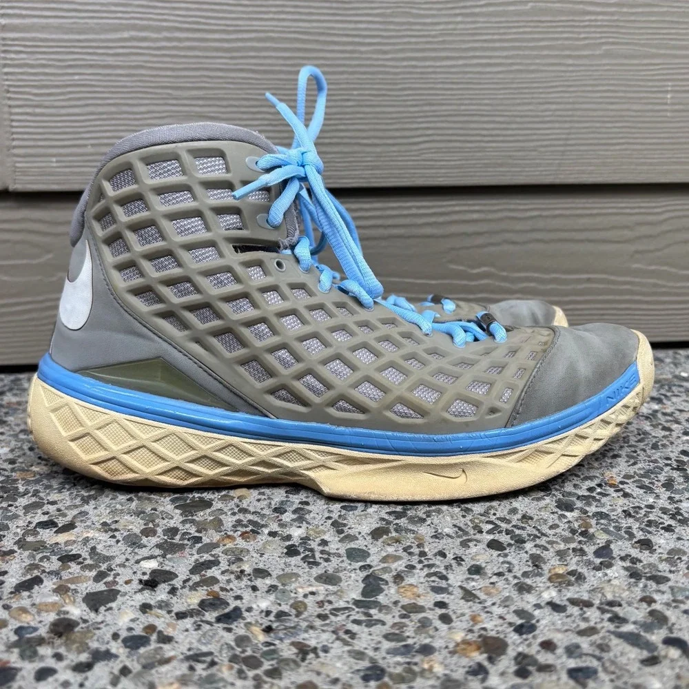Nike Mens Zoom Kobe III 3 MPLS 318090-011 Size 8.5 Lakers Grey Blue White